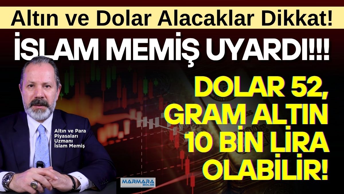 Kurban Bayramı tatili öncesinde yatırımcılara seslenen finans analisti İslam Memiş,