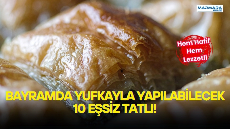 Bayram sofralarında klasik baklava yerine farklı ve pratik tatlılar denemek