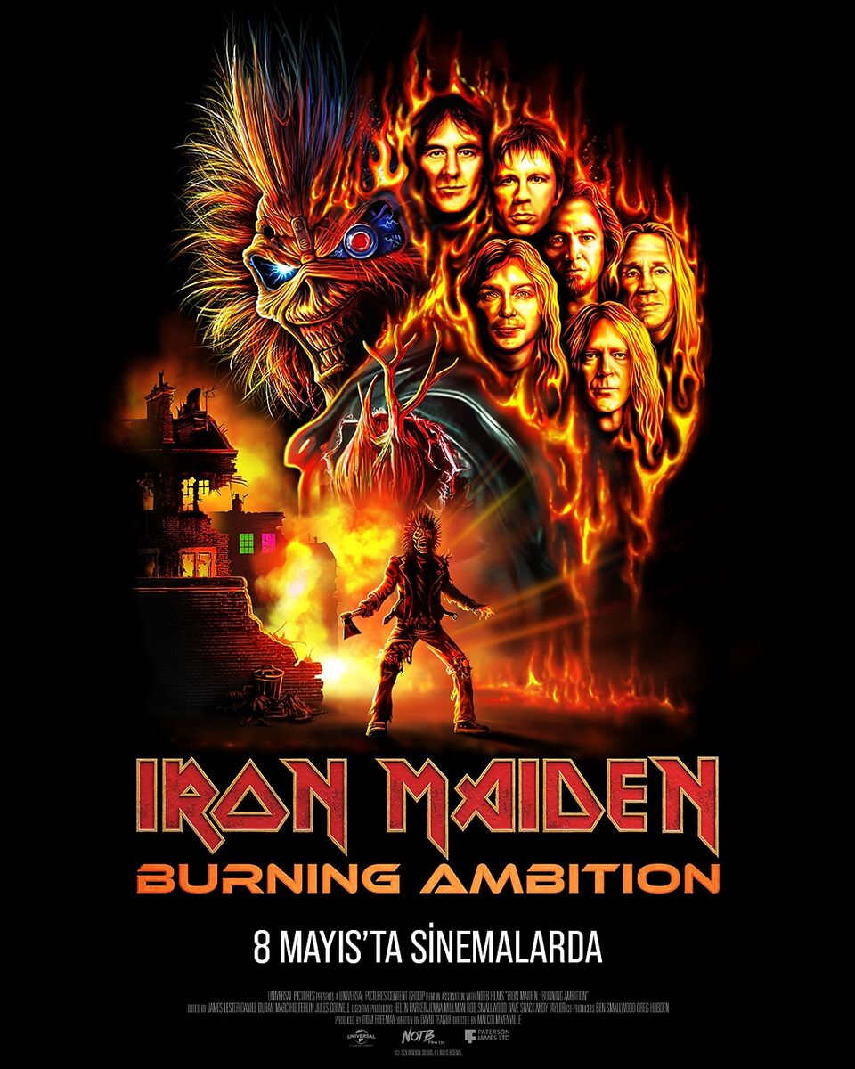 4-10 Mayıs Haftasında Vizyonda Kaçırılmaması Gereken Filmler Iron Maiden Burning Ambition - Marmara Bölge Gazetesi