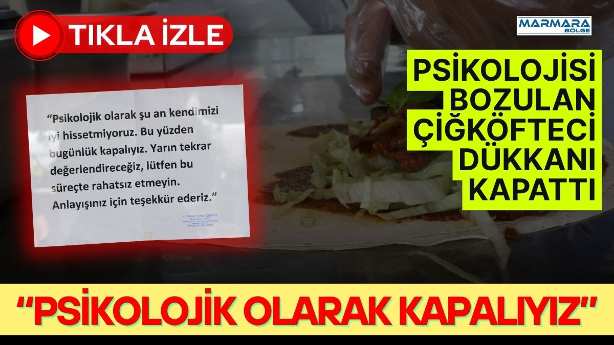 Antalya’da bir çiğ köftecinin iş yerinin camına astığı yazı, hem