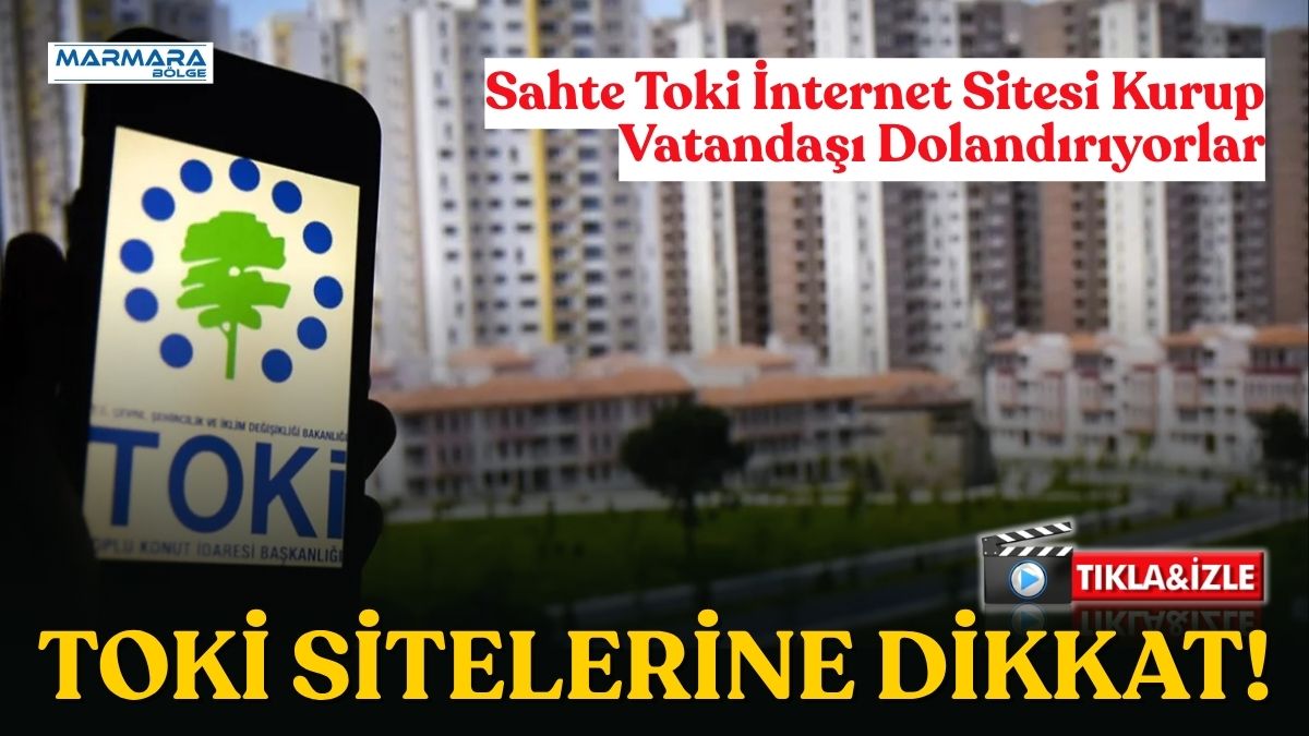 TOKİ’nin resmi internet sitesini taklit ederek sahte konut ilanları yayımladıkları