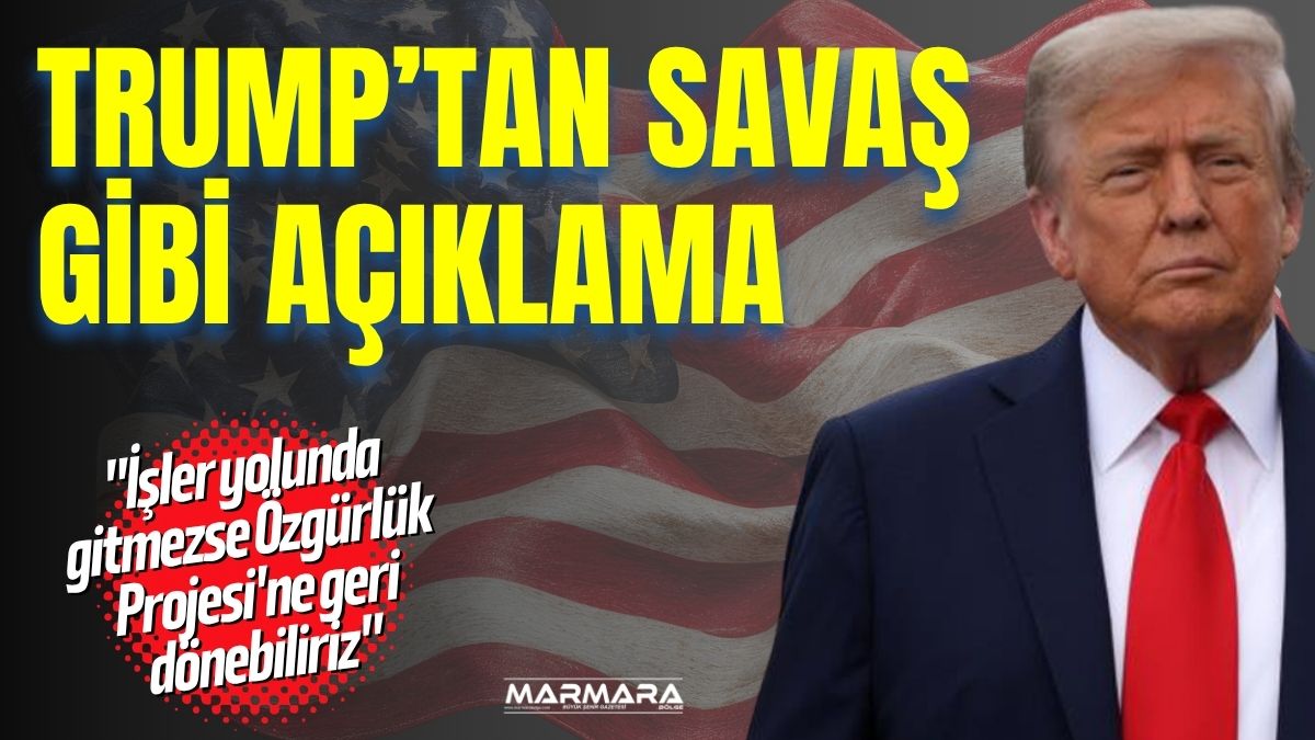 ABD Başkanı Donald Trump, İran'ın kendileri ile bir anlaşmaya varmaması