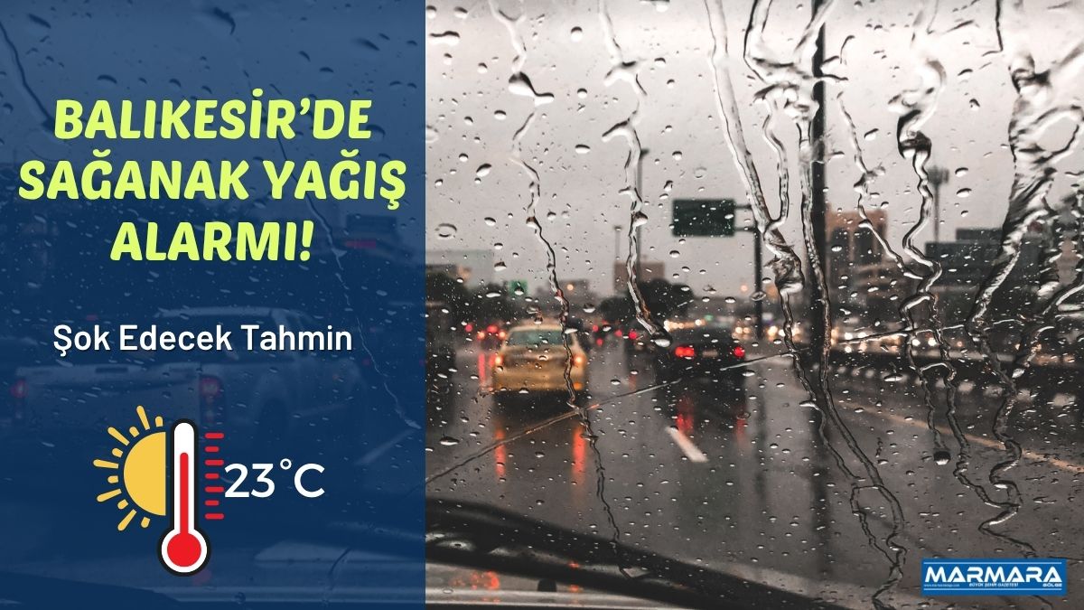 Balıkesir için Meteoroloji Genel Müdürlüğü tarafından yayımlanan günlük hava durumu