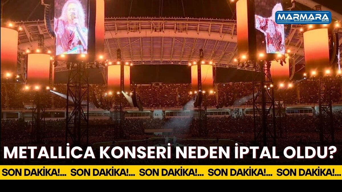 Metallica’nın İstanbul konserinin iptal edilme nedeni, yüksek organizasyon maliyetleri ve