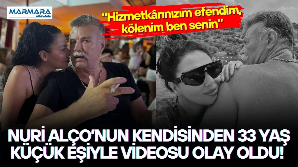 Yeşilçam’ın unutulmaz isimlerinden Nuri Alço, kendisinden 33 yaş küçük eşi