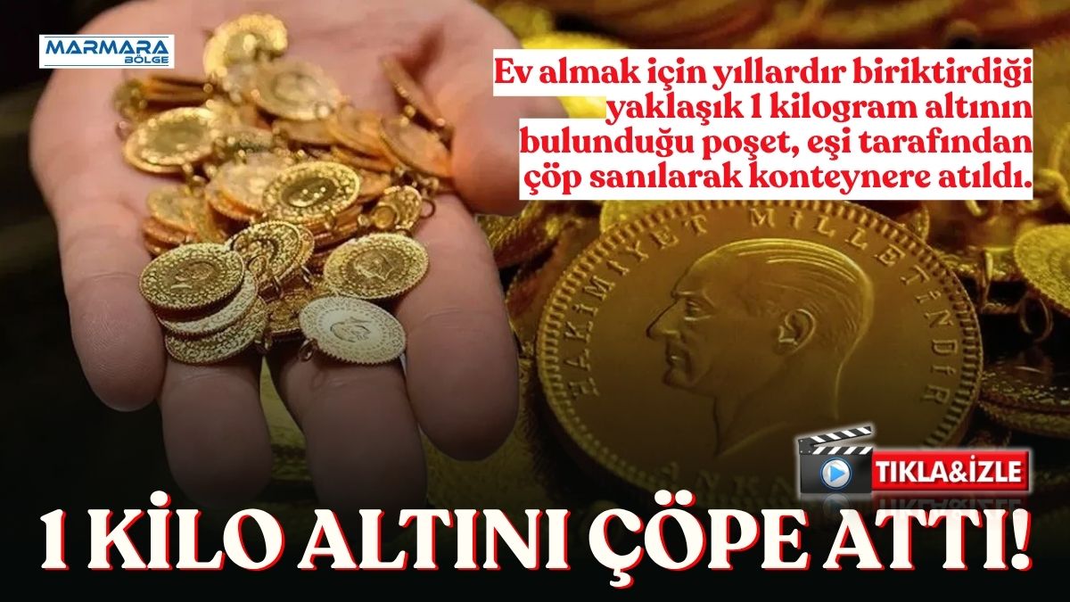Bursa'nın Yıldırım ilçesinde ev almak için yıllardır biriktirdiği yaklaşık 1