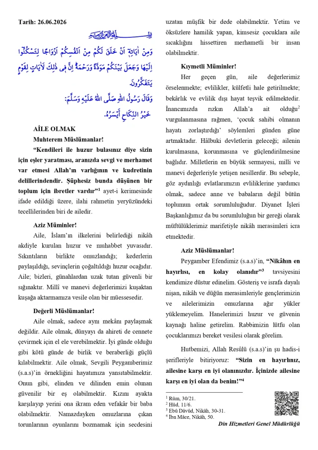 19 haziran cuma hutbesi yayinl 29270265 1782 1 m - Marmara Bölge Gazetesi