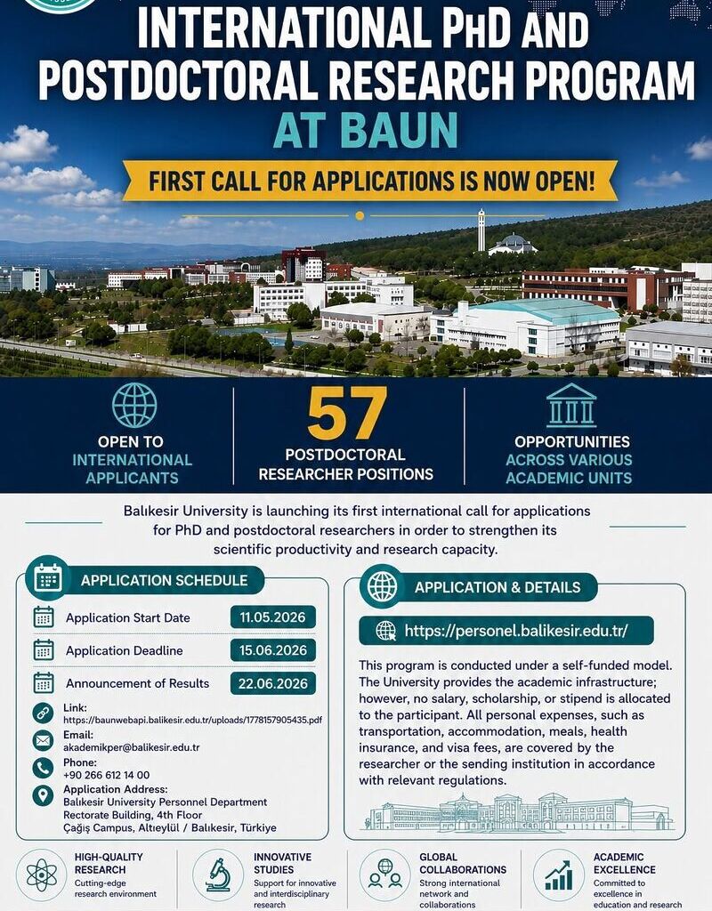 Balıkesir Üniversitesi’nde Postdoc Hamlesi 718816985 1445332774290576 7173932702552018678 n e1780920165285 - Marmara Bölge Gazetesi