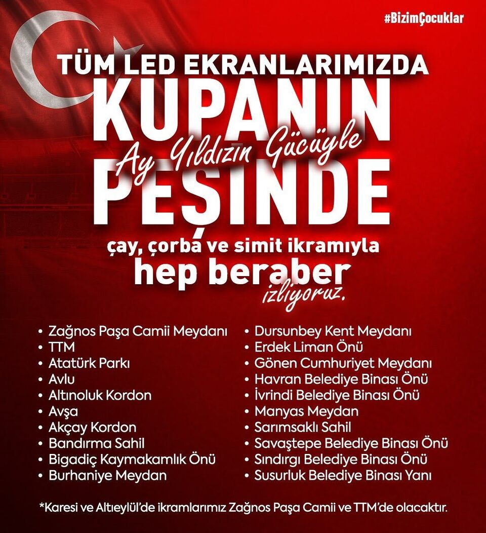 Balıkesir’de Milli Maç Nerede İzlenecek? İşte LED Ekran Kurulacak Noktalar 721464294 1336143185370016 5001619560876063583 n e1781183921578 - Marmara Bölge Gazetesi