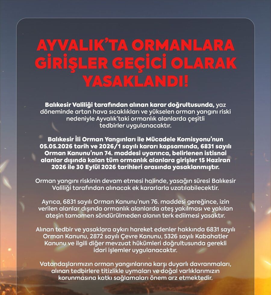 Balıkesir’de Ormanlara Giriş Yasaklandı! 724225841 18559835023064151 7314721977042757489 n e1781443425223 - Marmara Bölge Gazetesi