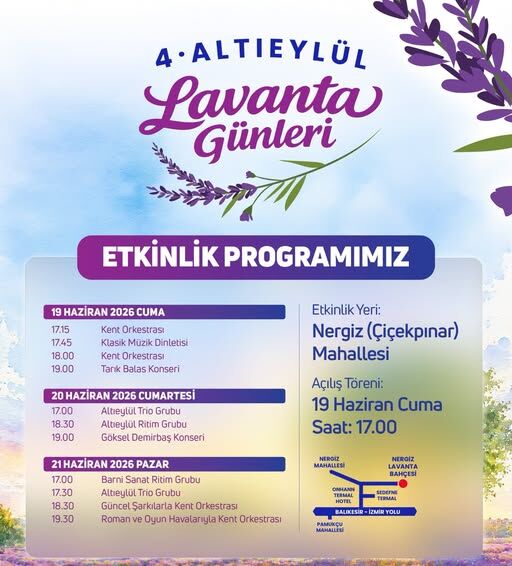 Balıkesir’de Lavanta Festivali Başlıyor! 726380974 1495437355660096 631733218639039259 n e1781856594493 - Marmara Bölge Gazetesi