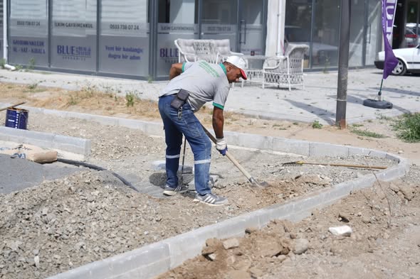 Burhaniye Belediyesi Park ve Bahçeler Müdürlüğü ekipleri, ilçe genelinde yürüttüğü
