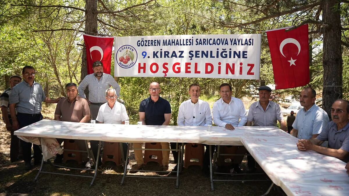 Sındırgı'nın Gözeren Mahallesi Sarıcaova Yaylası'nda bu yıl 9'uncusu düzenlenen Geleneksel