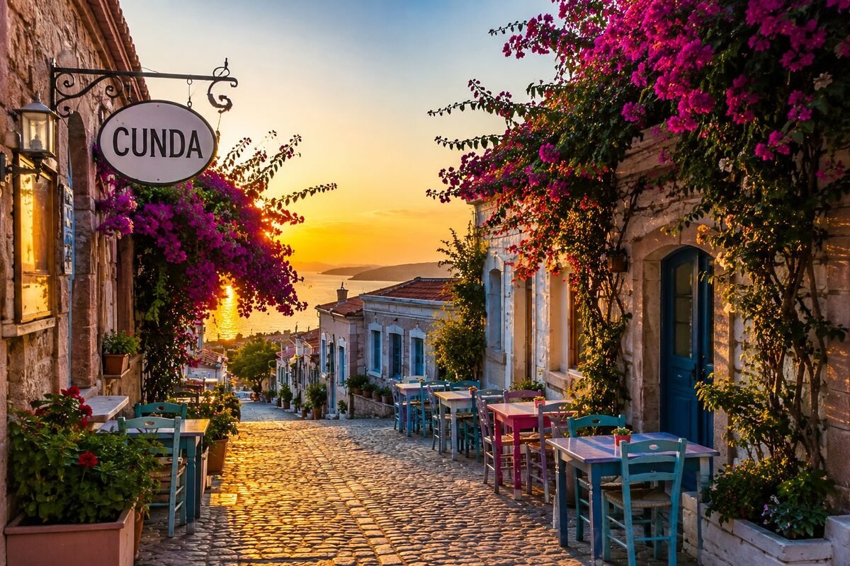 Balıkesir’in en gözde turizm merkezlerinden Ayvalık, tarihi sokakları, masmavi koyları
