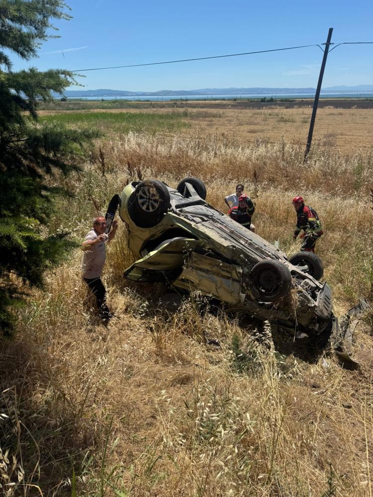 Balıkesir’in Bandırma ilçesinde trafik kazası meydana geldi. Gerçekleşen kazada 1