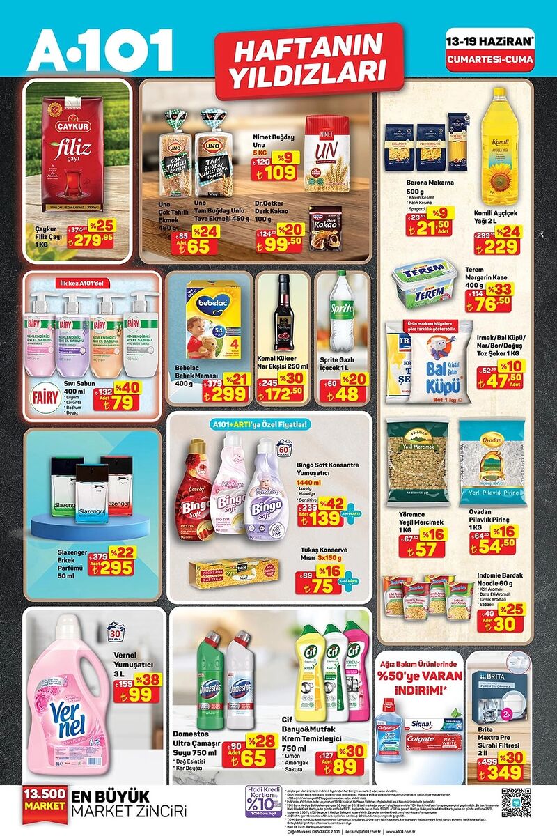 A101 Haftanın Yıldızları Kataloğu Yayınlandı! Temel Gıda ve Temizlik Ürünlerinde Dikkat Çeken Fiyatlar PARFUM - Marmara Bölge Gazetesi