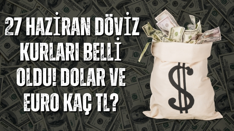 Döviz piyasalarında hareketlilik 27 Haziran Cumartesi günü de devam ediyor.