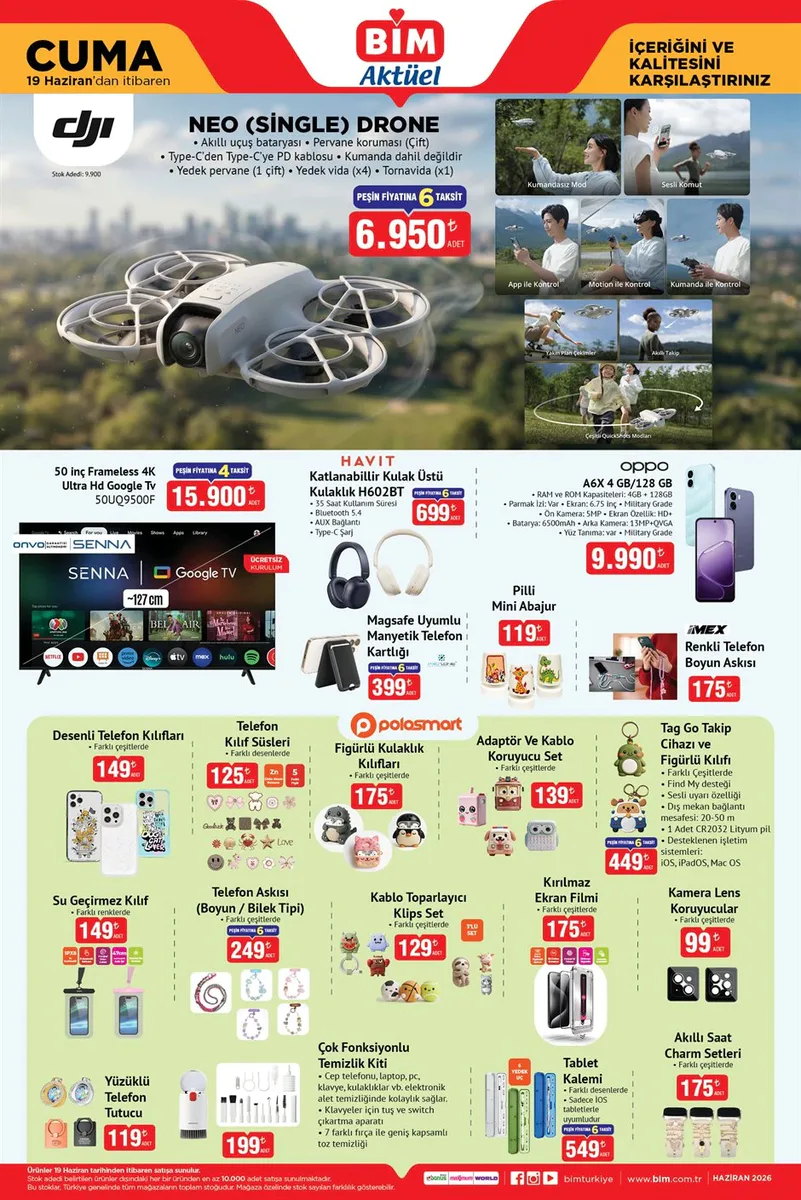 a1984b2d bim aktuel 19 haziran katalogu 2026 bu cuma bime neler geliyor bim aktuel katalogunda dji neo drone elektrikli bisiklet ve ankastre set surprizi iste eksiksiz fiyat listesi - Marmara Bölge Gazetesi