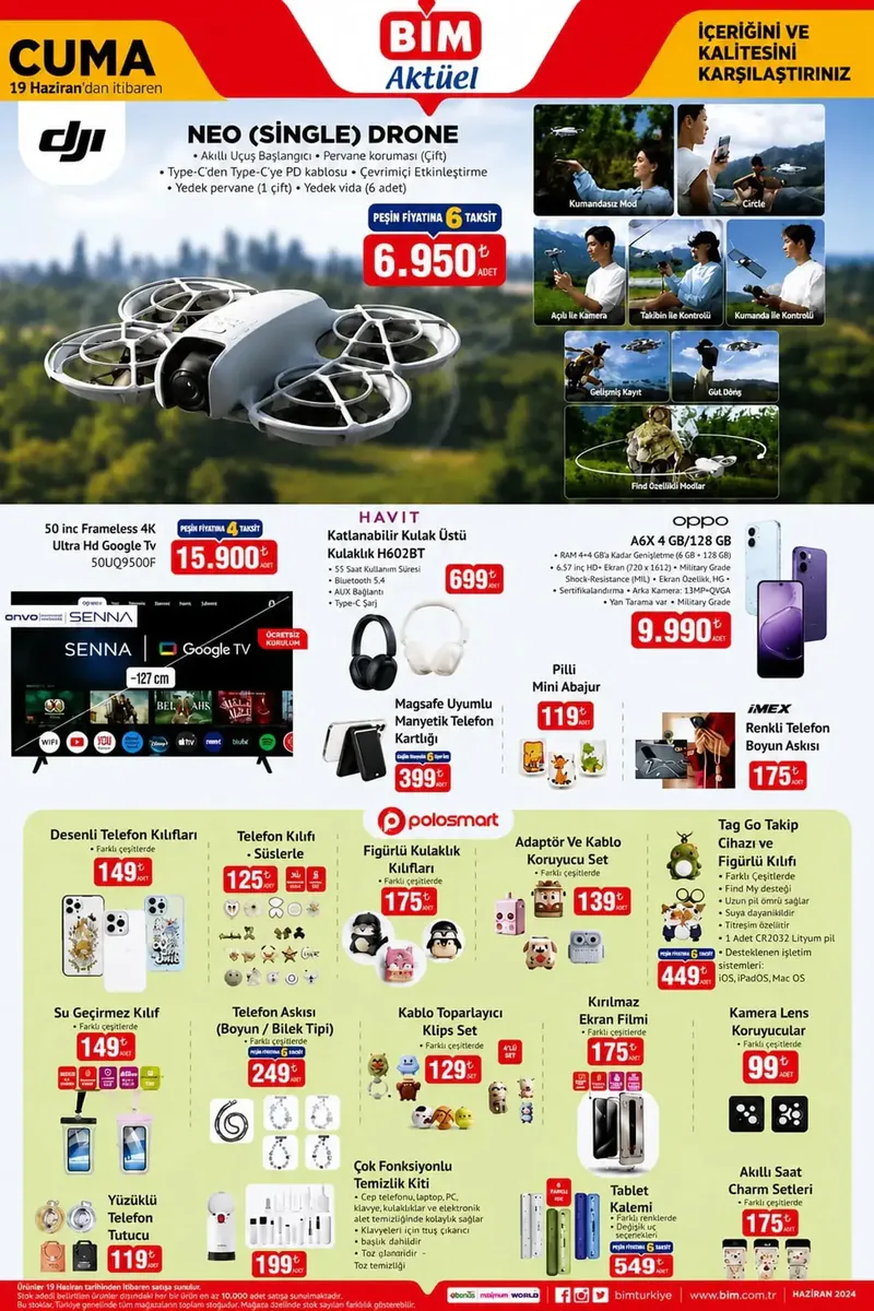 BİM’in Yeni Aktüel Kataloğu Açıklandı! Drone, Mini Buzdolabı ve Kanatsız Fan Dikkat Çekti bim 16 19 2 1 - Marmara Bölge Gazetesi