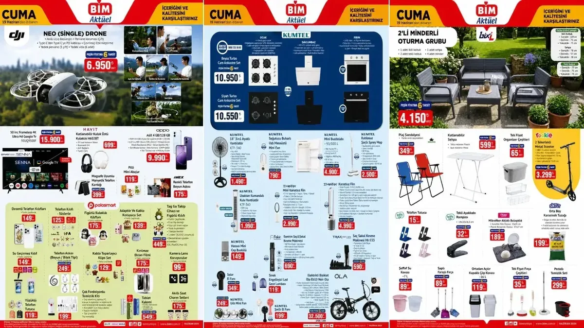 BİM’in Yeni Aktüel Kataloğu Açıklandı! Drone, Mini Buzdolabı ve Kanatsız Fan Dikkat Çekti bim 16 19 - Marmara Bölge Gazetesi