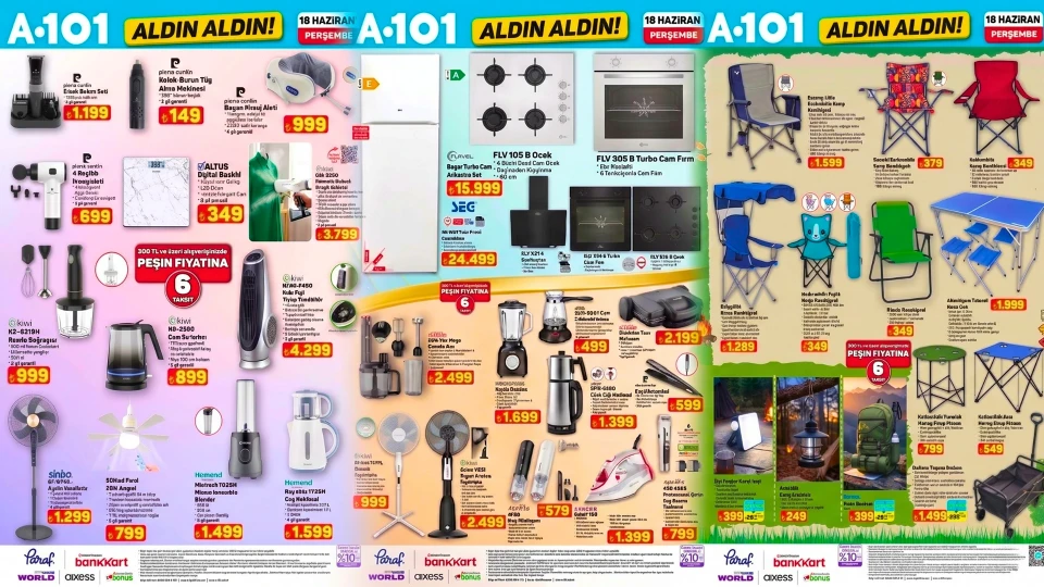 A101’den Yaz Kampanyası: Kamp Sandalyesinden Fanlı Ampule Her Şey Var e2c63324 a101 18 24 haziran aktuel urunler katalogu fanli ampul motosiklet piknik sandalyesi utu ve tiras makinesi geliyor - Marmara Bölge Gazetesi