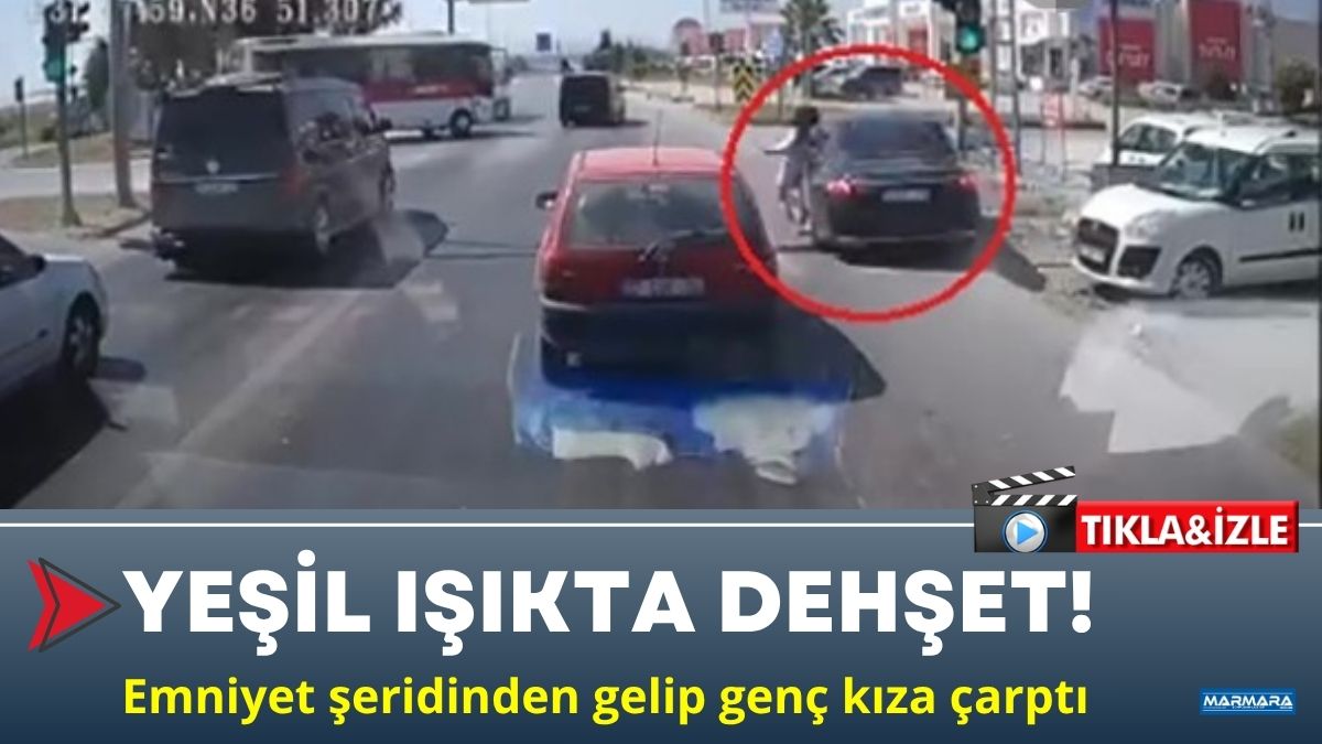 Antalya'nın Manavgat ilçesinde emniyet şeridini kullanan Alman uyruklu sürücü yolun