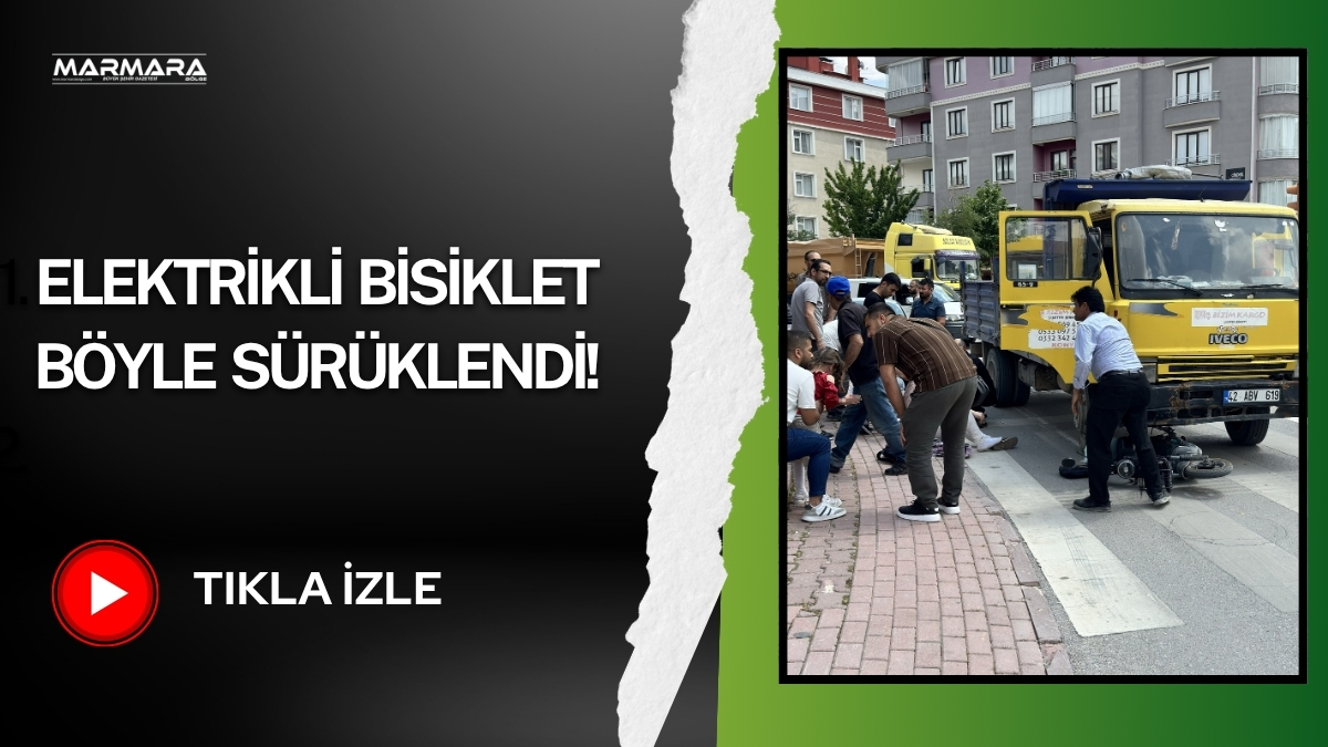Konya’da meydana gelen trafik kazası yürekleri ağza getirdi. Karatay ilçesinde
