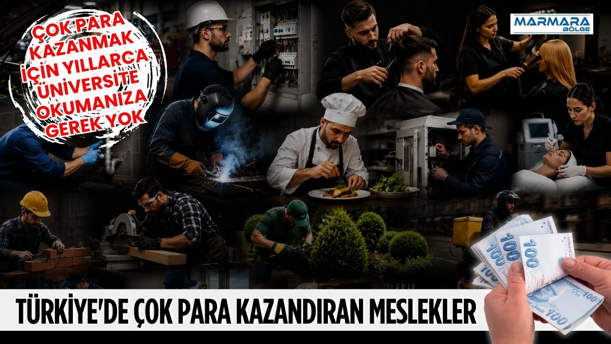 Üniversite eğitimi herkes için tek kariyer yolu olmayabilir. Türkiye'de meslek