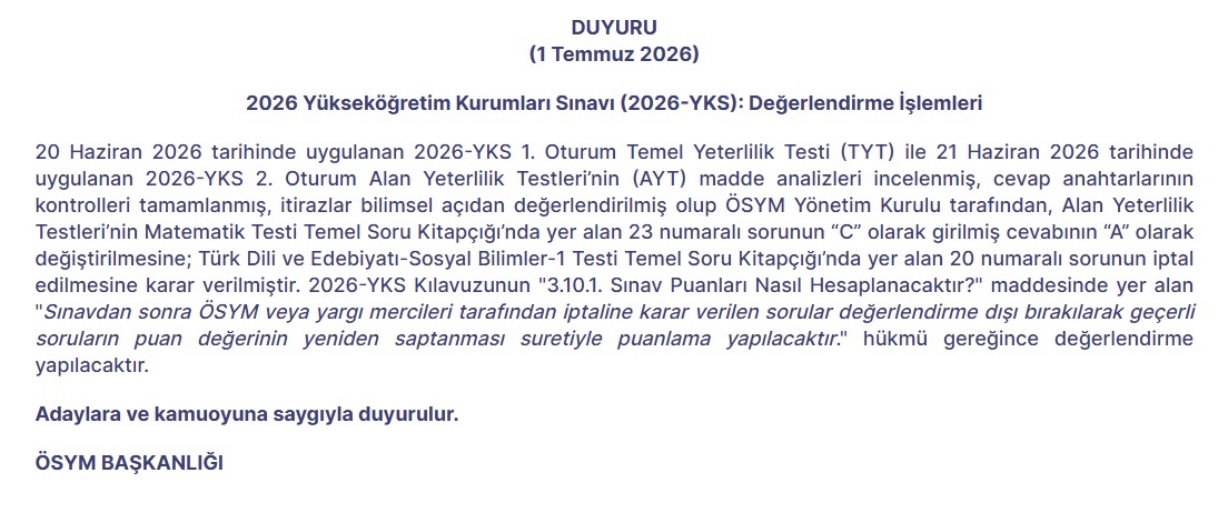 ÖSYM’den Son Dakika Açıklaması! 3054b5e3 901e 4474 9137 13178831f8a9 - Marmara Bölge Gazetesi