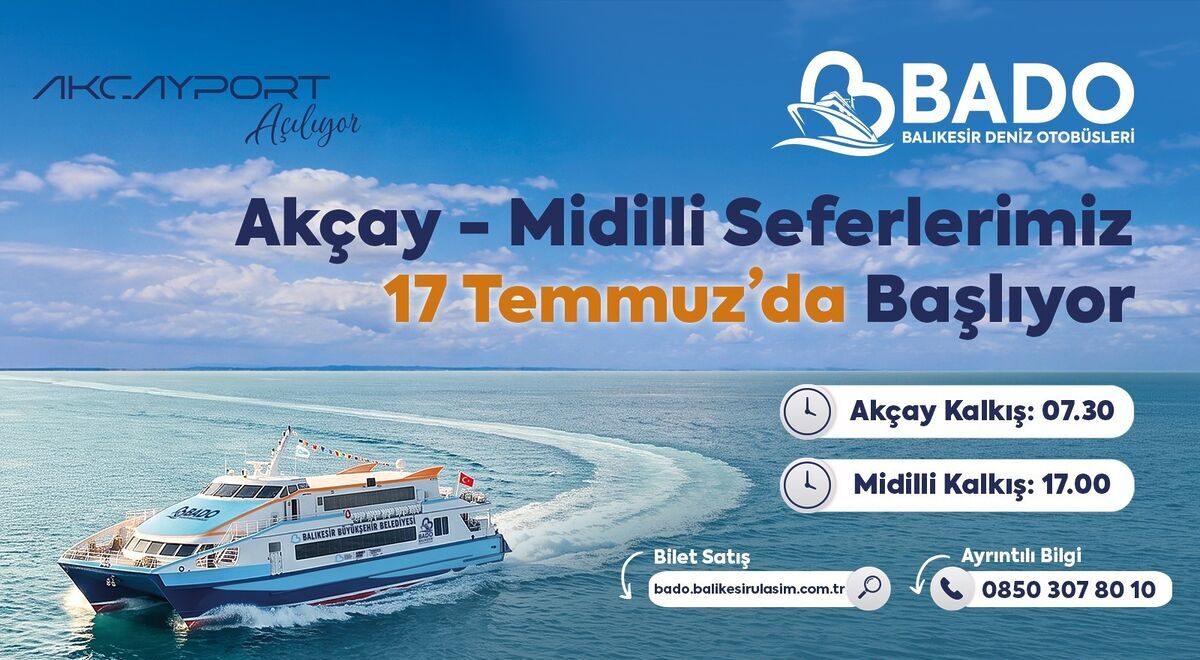 Edremit'ten Midilli'ye Deniz Seferleri Başlıyor! İşte Fiyatlar ve Saatler 694fa28e 9526 481c ae27 611cd17acb99 e1783501609428 - Marmara Bölge Gazetesi