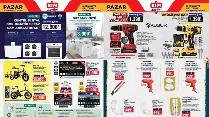 BİM’in 17-22 Temmuz Katalogları Yayımlandı! Elektronikten Züccaciyeye Dikkat Çeken Fırsatlar 6a572f8b2b0df0676c9023ca - Marmara Bölge Gazetesi