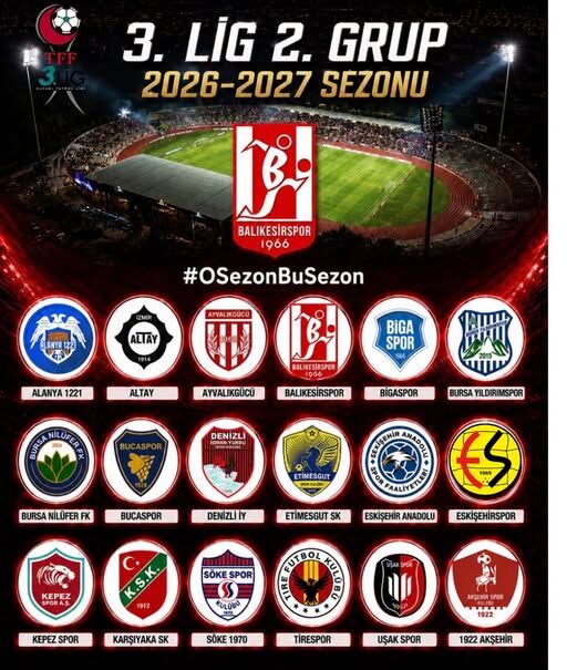 Balıkesirspor'un 3. Lig'de Mücadele Edeceği Grup ve Rakipleri Belli Oldu 734355488 1545111243862365 6915654421953941135 n 1 e1783084458764 - Marmara Bölge Gazetesi