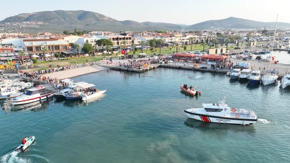 Burhaniye'de 1 Temmuz Denizcilik ve Kabotaj Bayramı'nın 100. yıl dönümü,