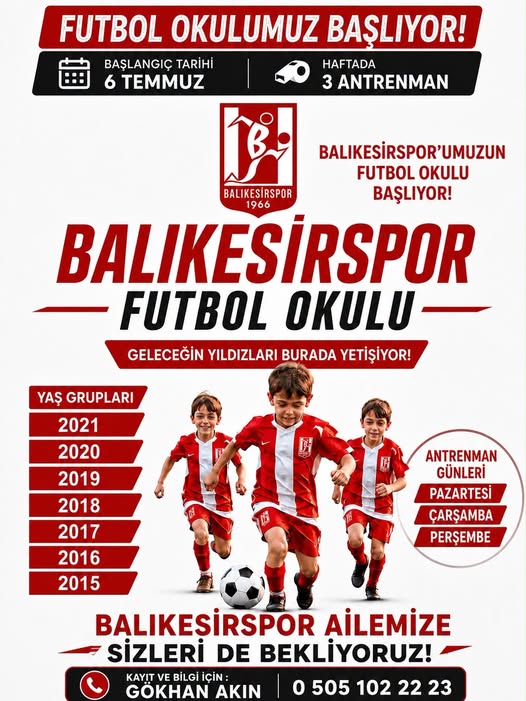 Balıkesirspor Futbol Okulu Başlıyor! 738425607 806761175753621 6305284231787155653 n - Marmara Bölge Gazetesi