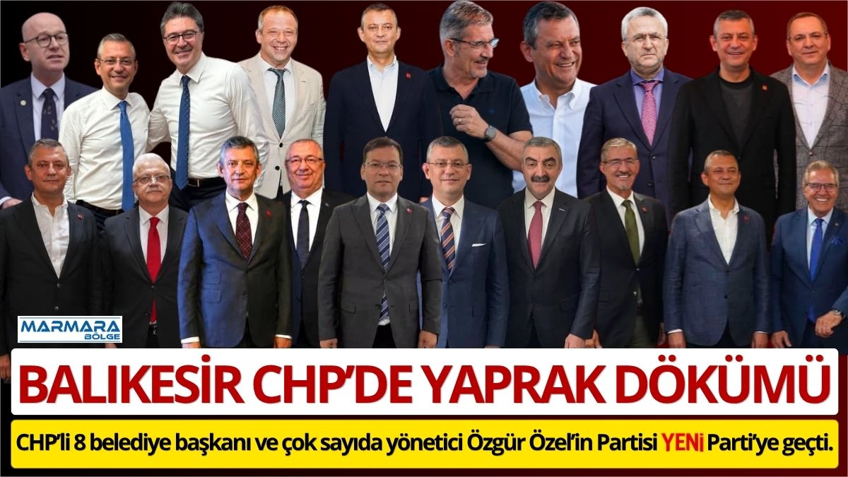 Balıkesir siyasetinde dengeleri değiştirecek ayrılık dalgası netleşmeye başladı. Balıkesir Milletvekili