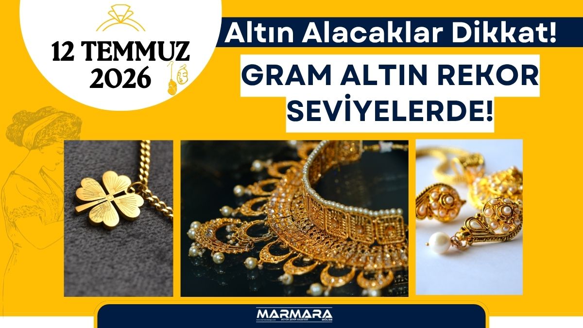 Altın piyasasında 12 Temmuz 2026 Pazar günü hareketlilik sürüyor. Gram