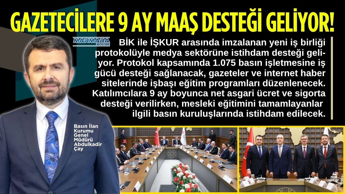 Basın İlan Kurumu ile İŞKUR arasında imzalanan yeni iş birliği