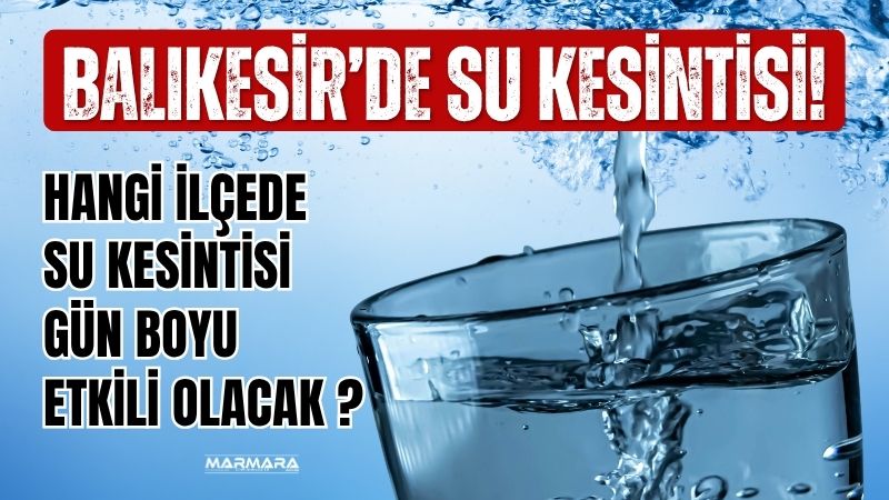 Balıkesir’in Bandırma ilçesine bağlı Edincik Mahallesi’nde ana şebeke arızası nedeniyle