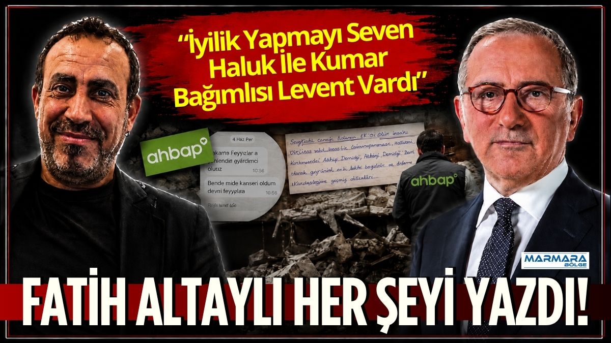 Ahbap Derneği’ne yönelik soruşturmanın ardından Haluk Levent hakkında çarpıcı değerlendirmelerde
