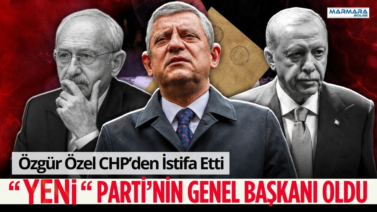 Özgür Özel ve beraberindeki milletvekilleri, Cumhuriyet Halk Partisi’nden istifa ederek