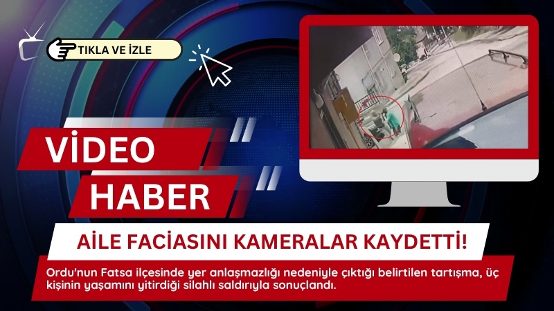 Ordu'nun Fatsa ilçesinde yer anlaşmazlığı nedeniyle çıktığı belirtilen tartışma, üç