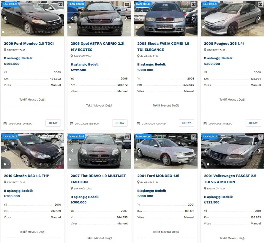 SON DAKİKA: Ticaret Bakanlığı Telefon Fiyatına Gümrükte Kalan Araçları Satıyor! SON DAKIKA Ticaret Bakanligi Telefon Fiyatina Gumrukte Kalan Araclari Satiyor 1 - Marmara Bölge Gazetesi
