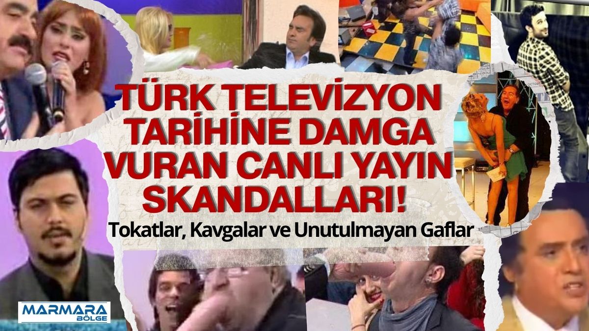 Türk televizyonlarında canlı yayın sırasında yaşanan bazı olaylar, aradan yıllar