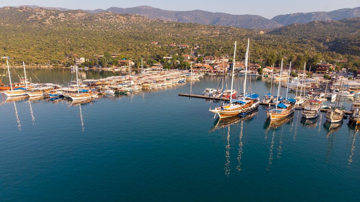Taş Sokakları ve Masmavi Deniz Manzarasıyla Üçağız Köyü UCAGIZ 1 - Marmara Bölge Gazetesi