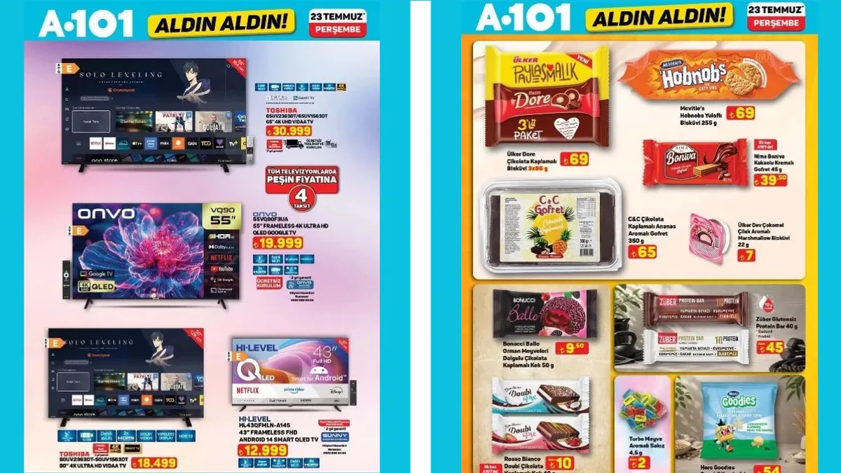 A101’de Televizyon Fiyatları Dikkat Çekti a101 23 3 - Marmara Bölge Gazetesi