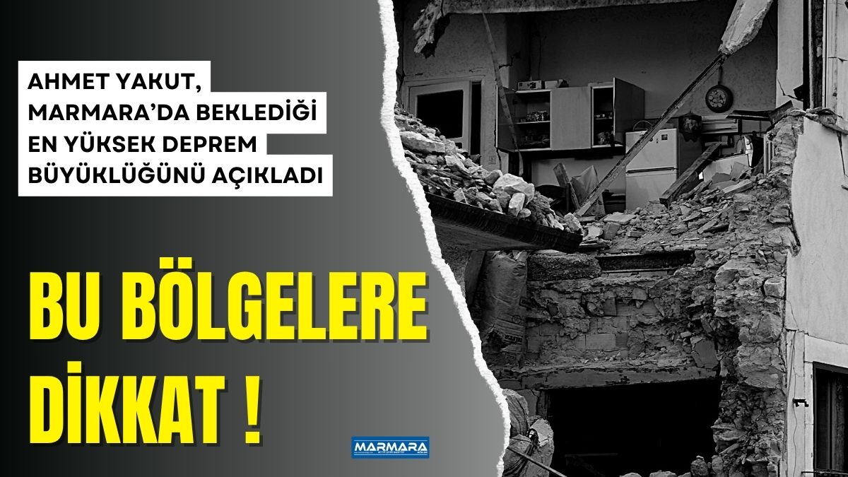 Deprem araştırmacısı Ahmet Yakut, YouTube programında Marmara Denizi, Çanakkale, Saros