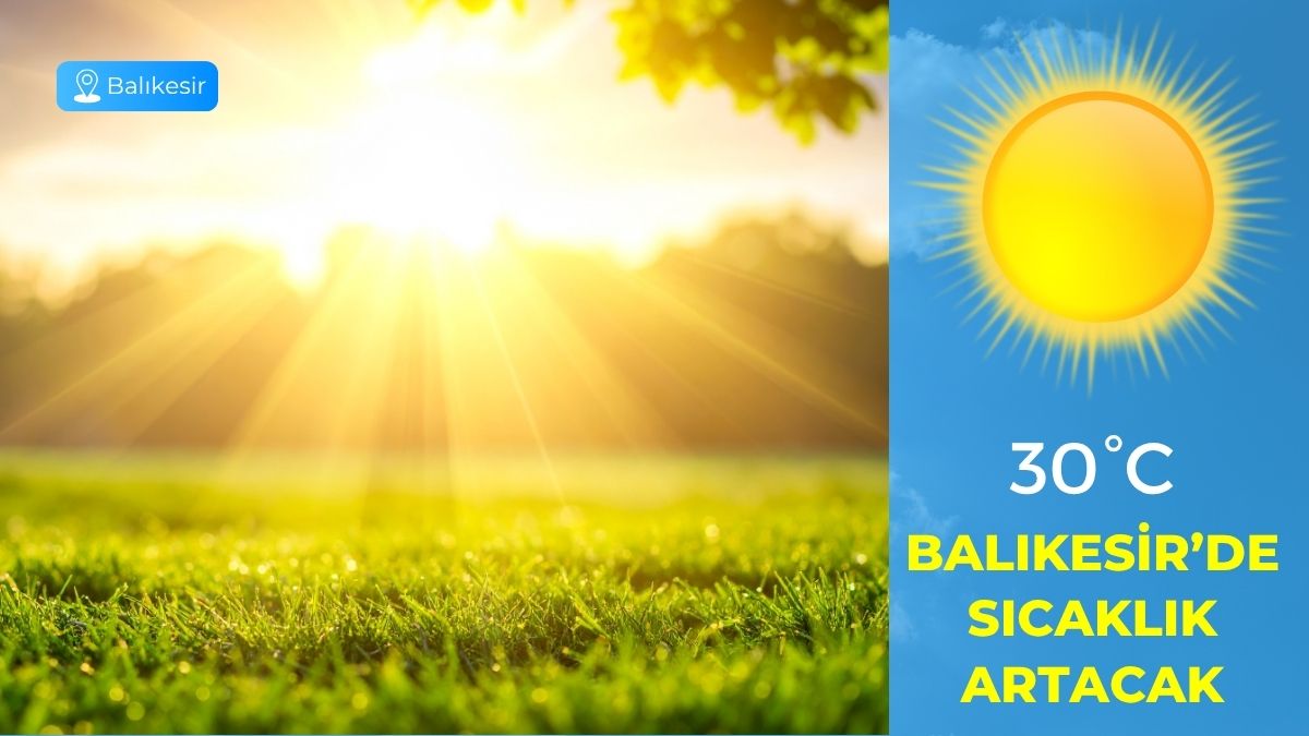 Balıkesir günlük hava durumu tahminine göre 24 Temmuz Cuma günü