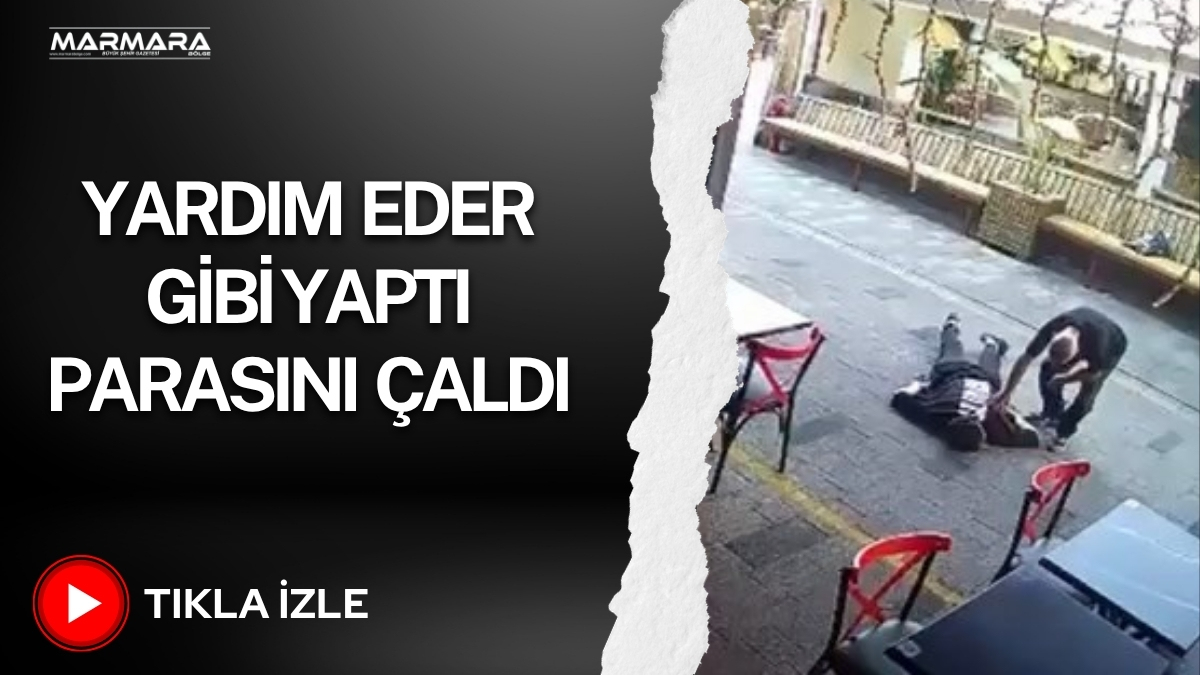 Muğla’nın Fethiye ilçesindeki tarihi Paspatur Çarşısı’nda yaşanan olay, güvenlik kamerası