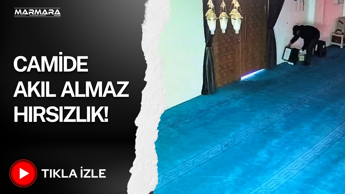 İddiaya göre camiye giren kişi, ayakkabılarını ayakkabılığa bıraktıktan sonra içeride