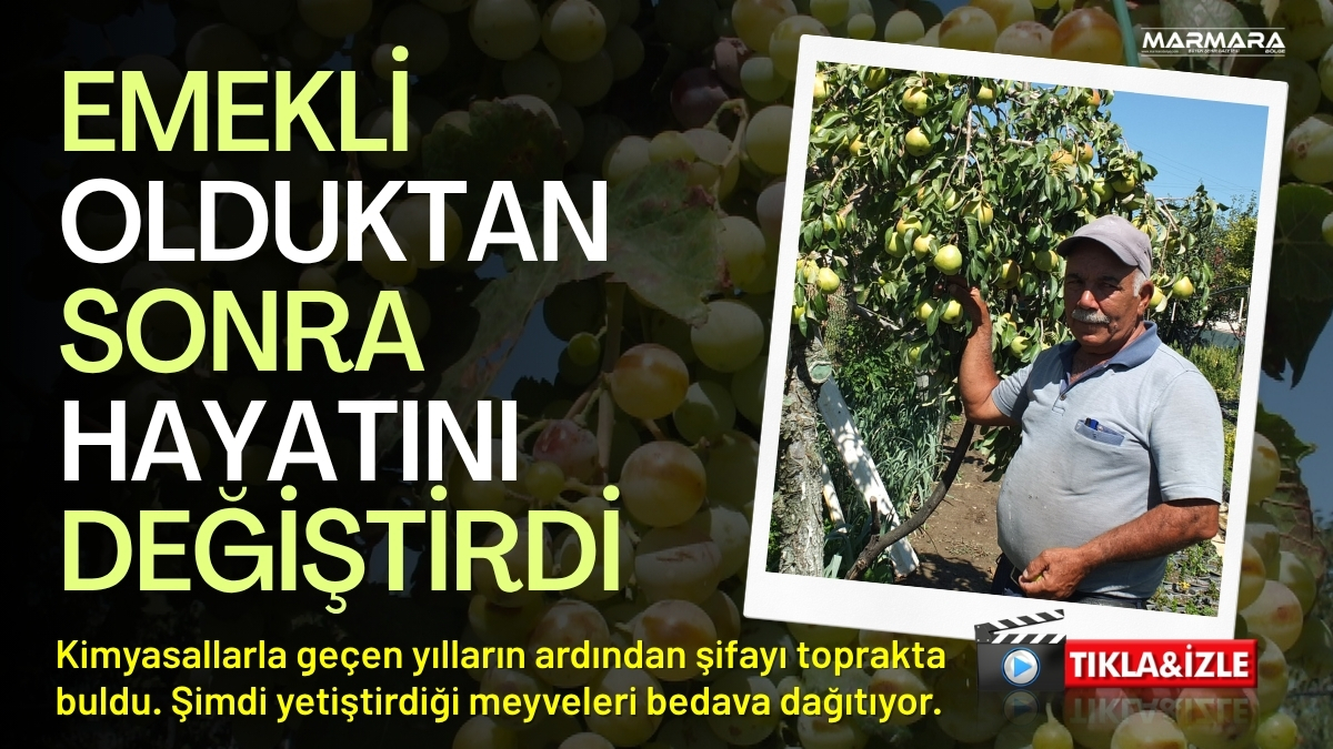 Balıkesir’de 23 yıl önce Seka Kağıt Fabrikası’ndan emekli olan 68